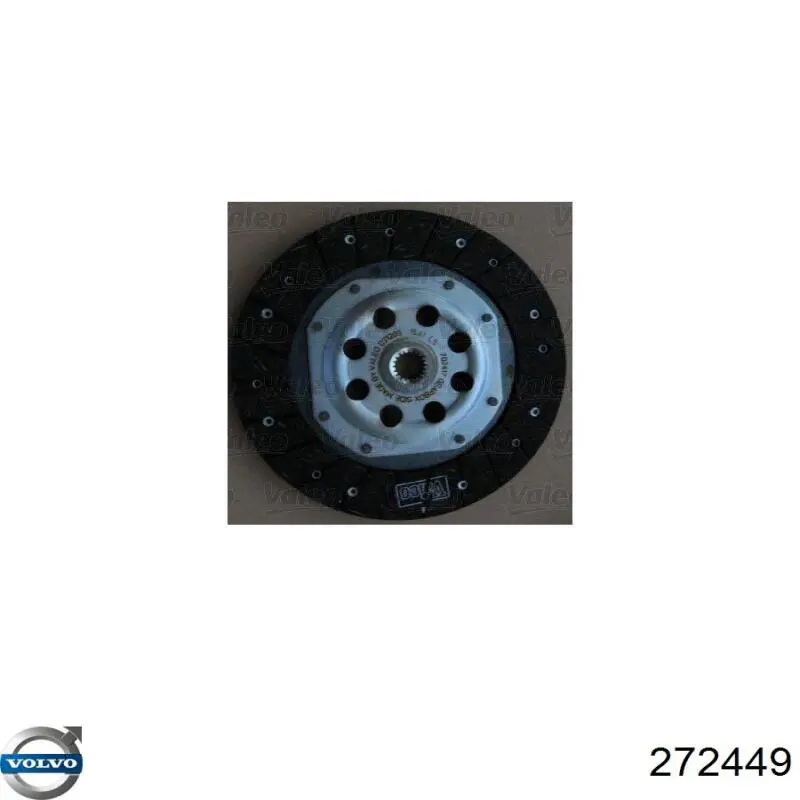 Комплект сцепления (3 части) Volvo 272449 цена, от 85.77 USD