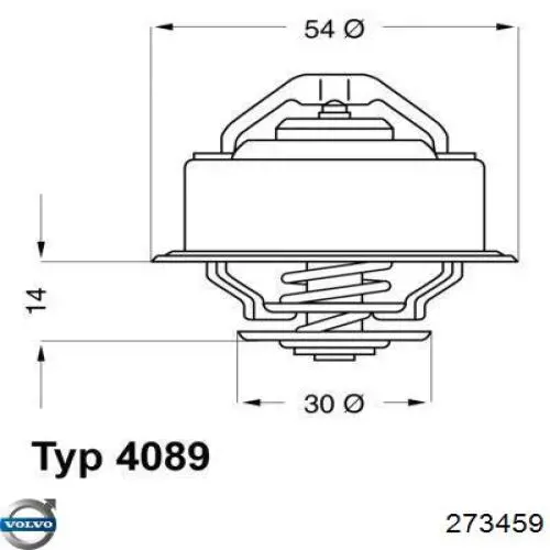 Термостат Volvo 273459