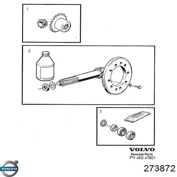 Подшипники задней ступицы Volvo 740 седан (744) (1983 - 1992) цена, от 24.11 USD