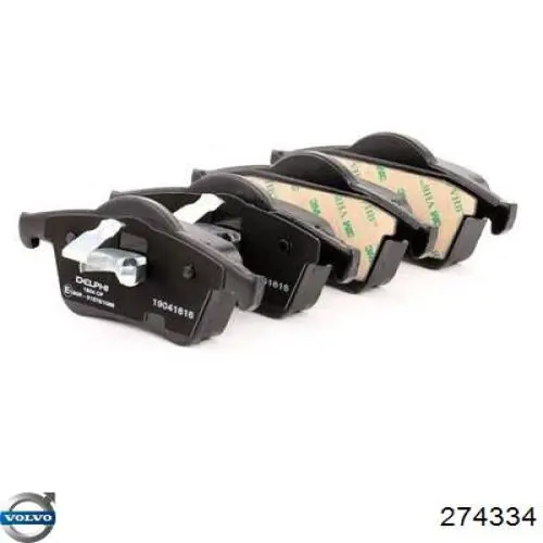 Колодки дисковые  Volvo 274334 цена, от 22.00 USD