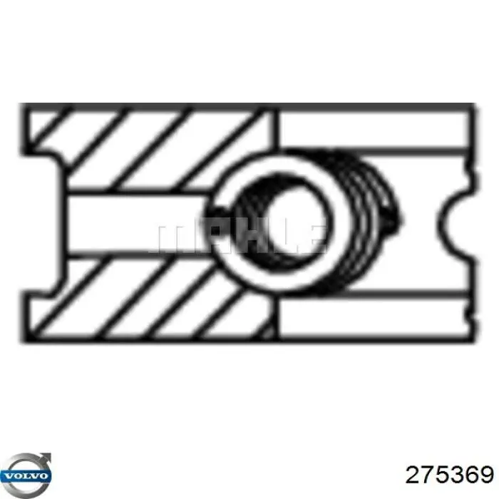 Поршневые кольца, стандартные Volvo 275369 цена, от 17.50 USD