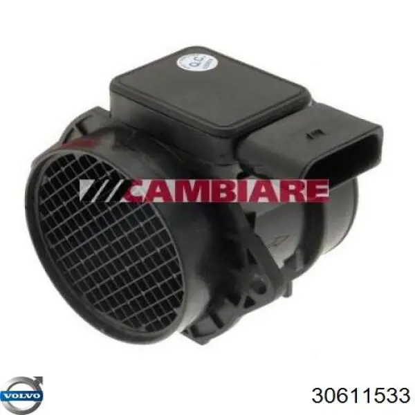 30611533 Volvo sensor de fluxo (consumo de ar, medidor de consumo M.A.F. - (Mass Airflow))