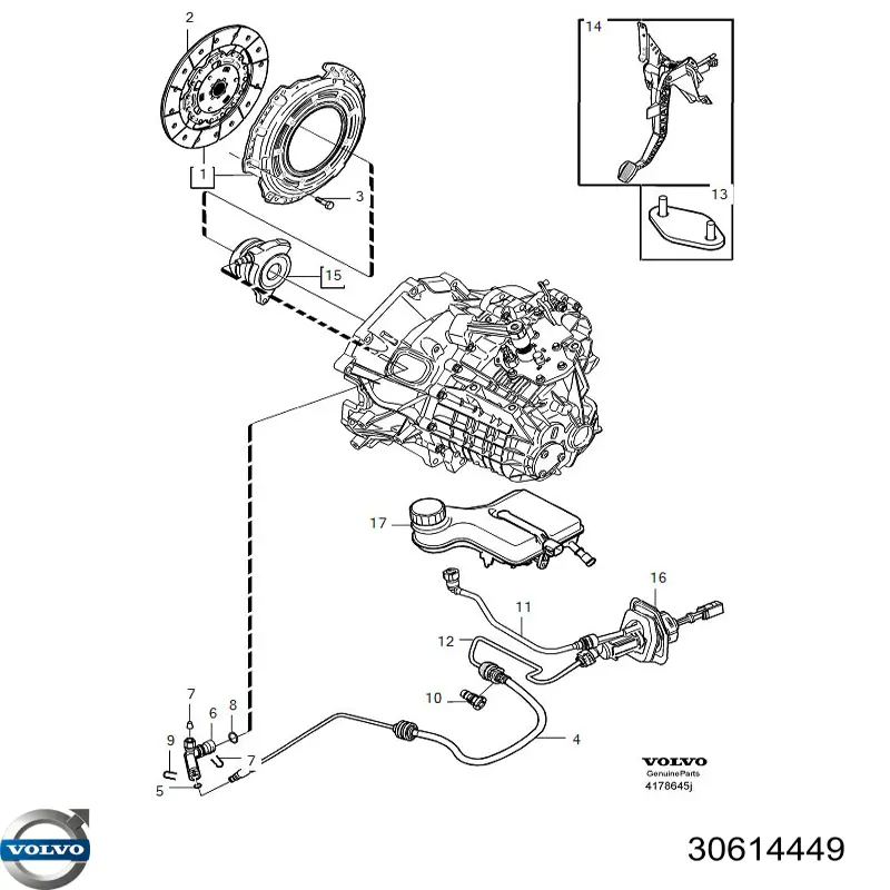  Volvo 30614449 цена, от 18.30 USD