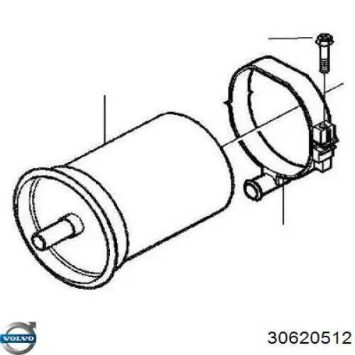 Купить 30620512 Volvo Фильтр-отстойник топлива грубой очистки