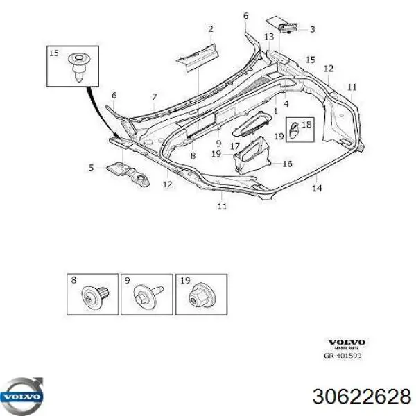 Купить 30622628 Volvo 