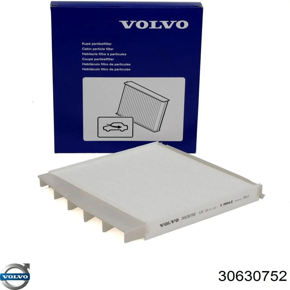 30630752 Volvo Внутрисалонный фильтр