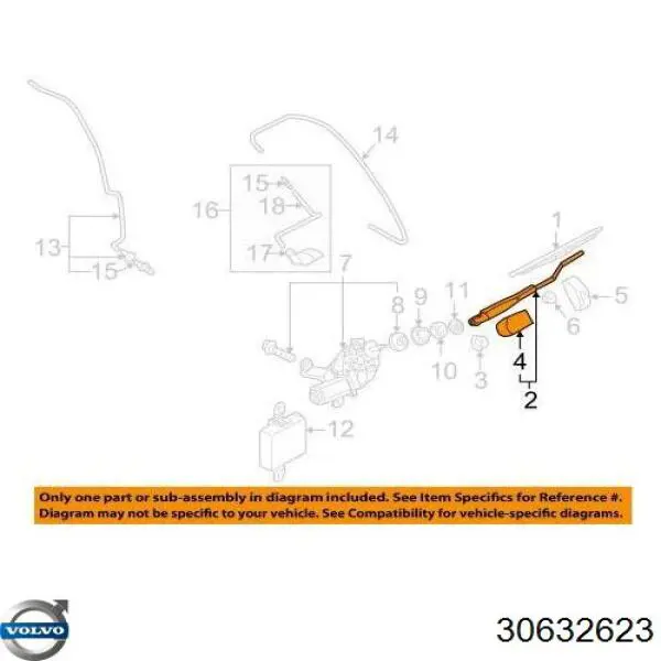  Volvo 30632623 цена, от 53.98 USD