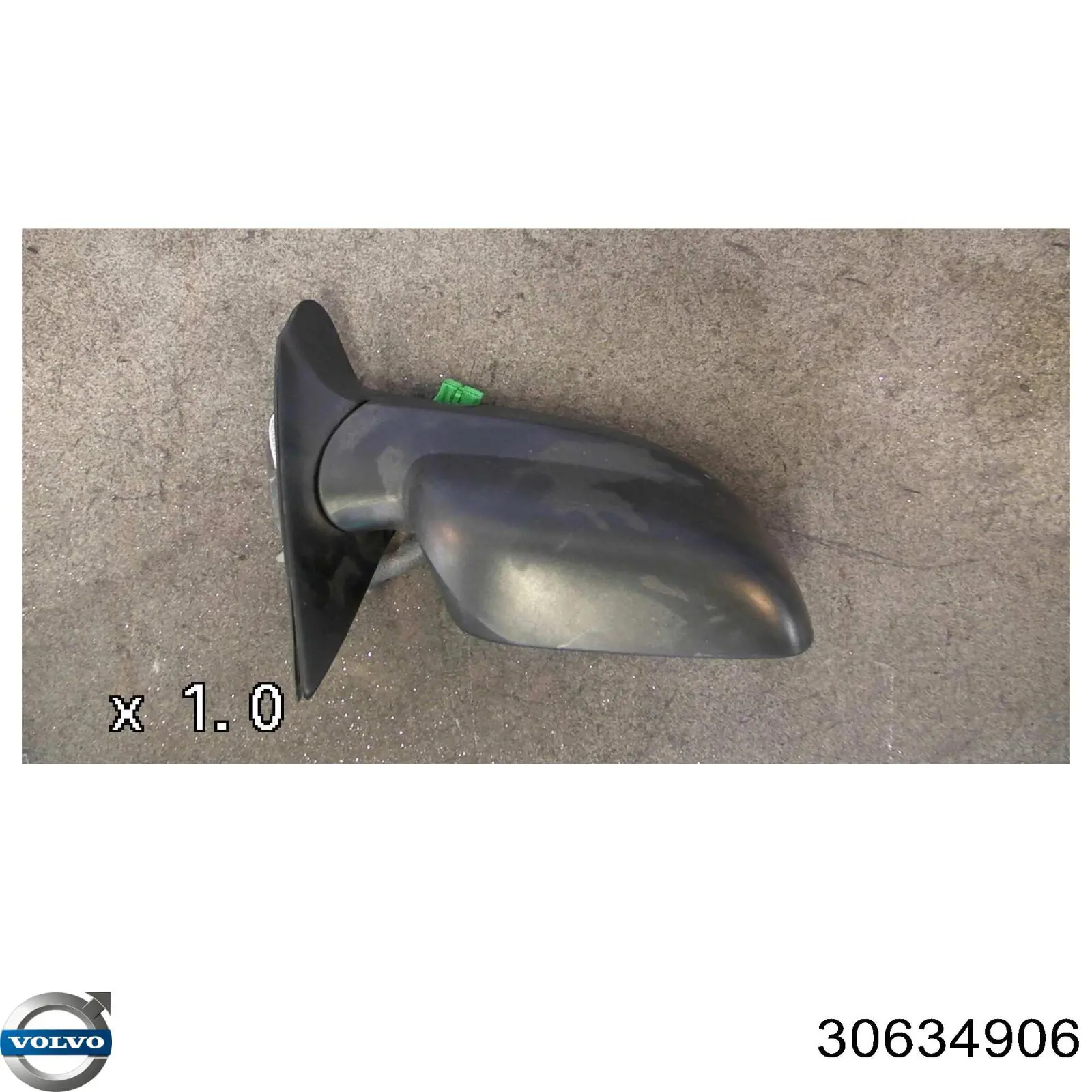 30634906 Volvo Зеркало заднего вида правое