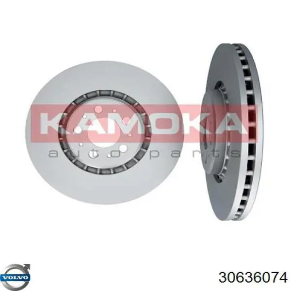 Передний тормозной диск Volvo 30636074