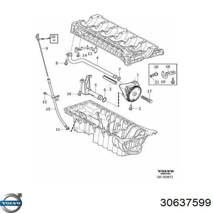  Volvo 30637599 цена, от 36.46 USD
