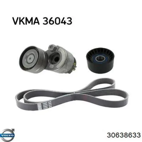 Купить 30638633 Volvo Натяжитель приводного ремня