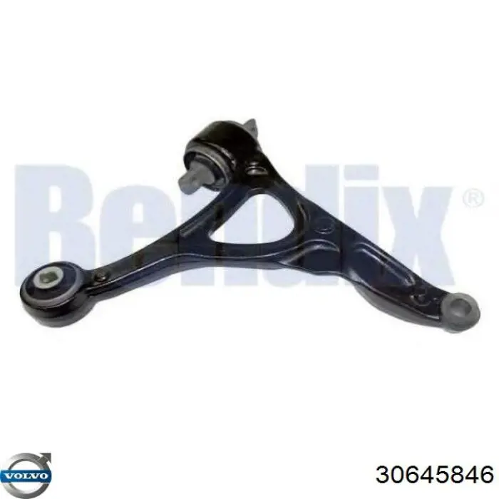 Правый рычаг передней нижней подвески Volvo 30645846 цена, от 98.61 USD