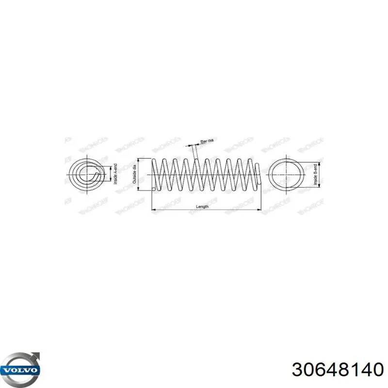 30648140 Volvo mola dianteira