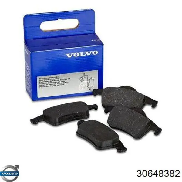 30648382 Volvo колодки тормозные задние дисковые
