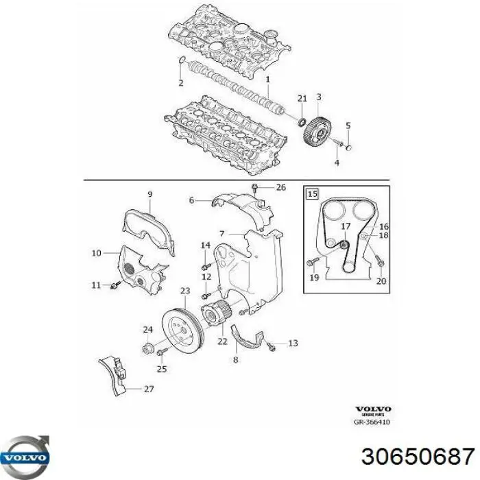  Volvo 30650687 цена, от 131.64 USD