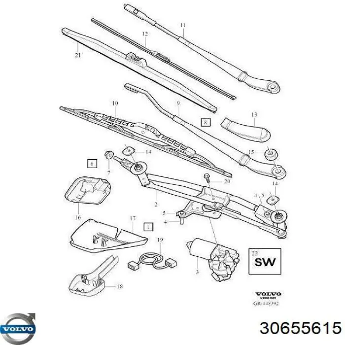 Купить 30655615 Volvo 