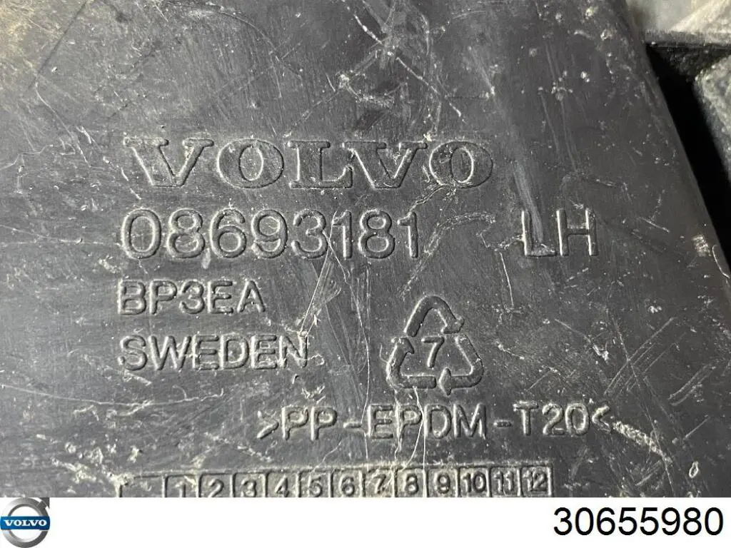 Кронштейн крепления бампера переднего левый Volvo 30655980 цена, от 53.57 USD