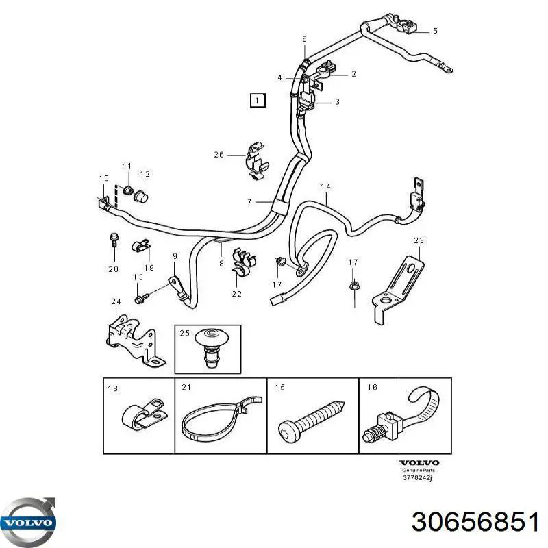  Volvo 30656851 цена, от 49.86 USD