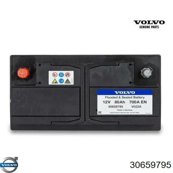 Аккумулятор Volvo 30659795