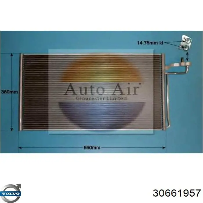 Купить KTT110240 Thermotec Радиатор системы охлаждения кондиционера
