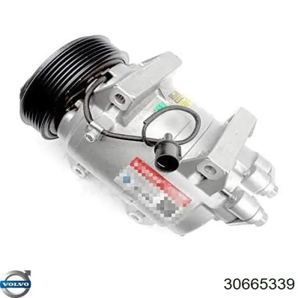 Компрессор кондиционера 30665339 Volvo
