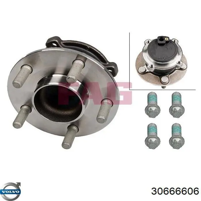 Купить 30666606 Volvo Задняя шпиндель