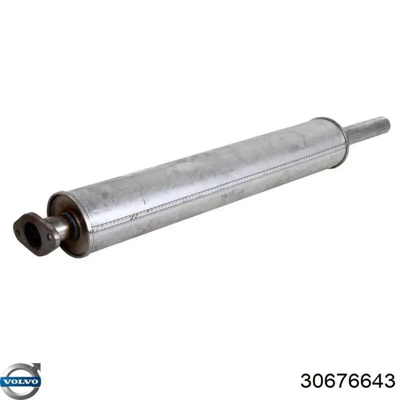 Глушитель, передняя часть Volvo 30676643 цена, от 46.56 USD