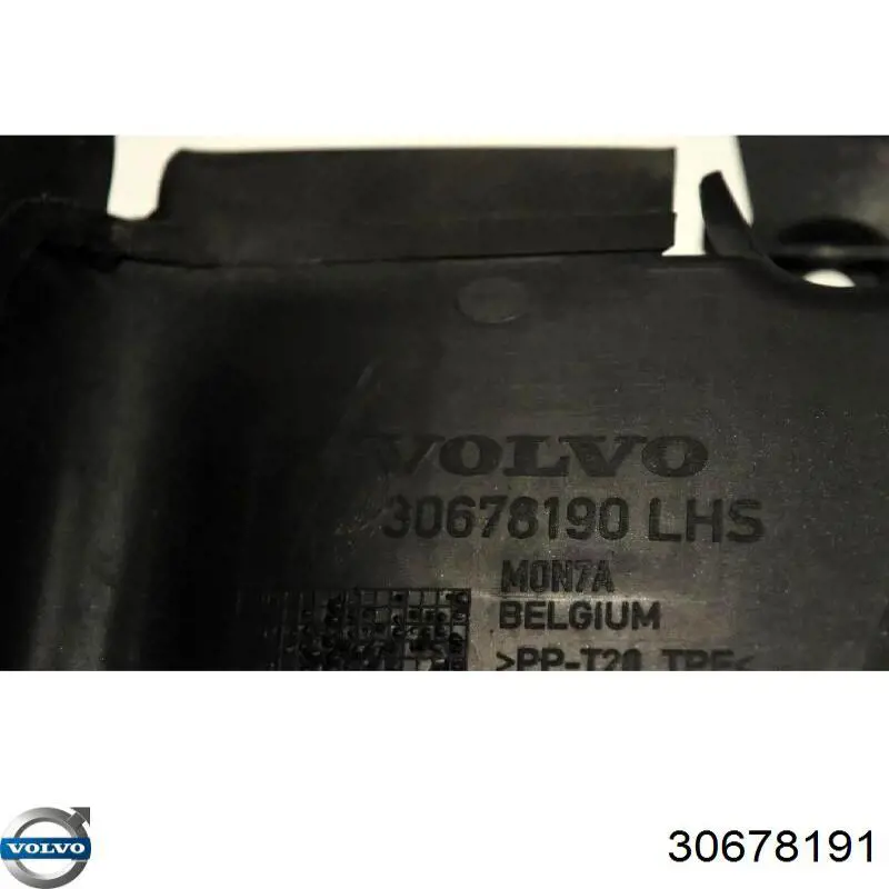 Купить 30678191 Volvo Правый дефлектор радиатора