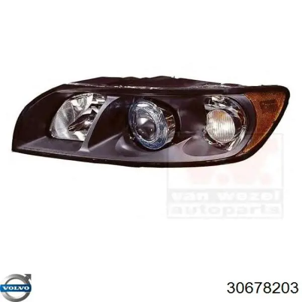Левая фара 30744675 Volvo