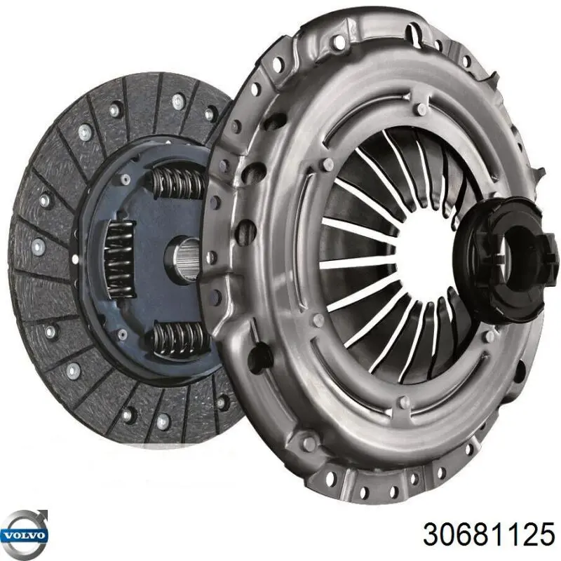 Комплект сцепления (3 части) Volvo 30681125 цена, от 144.07 USD