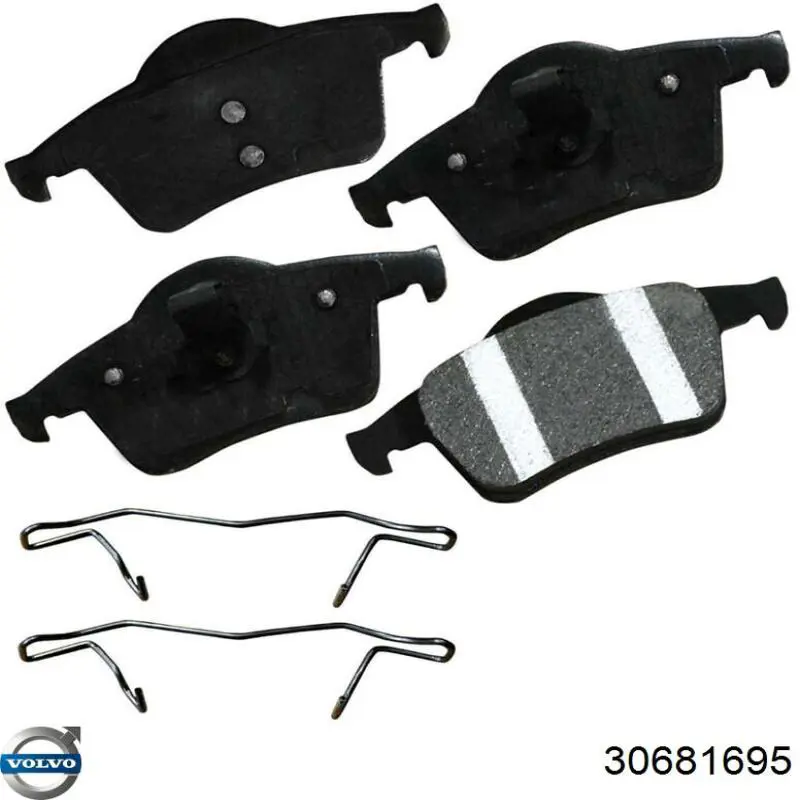 Колодки дисковые  Volvo 30681695 цена, от 44.31 USD