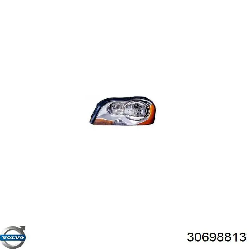Левая фара 30678596 Volvo