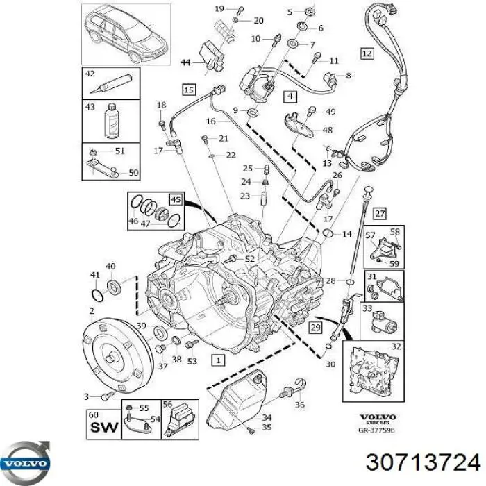  Volvo 30713724 цена, от 84.46 USD