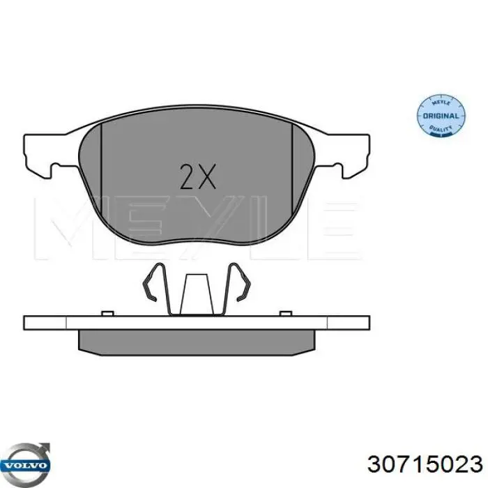 Колодки Volvo 30715023 цена, от 19.38 USD