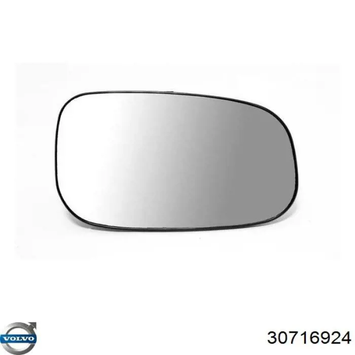 30716924 Volvo зеркальный элемент зеркала заднего вида правого