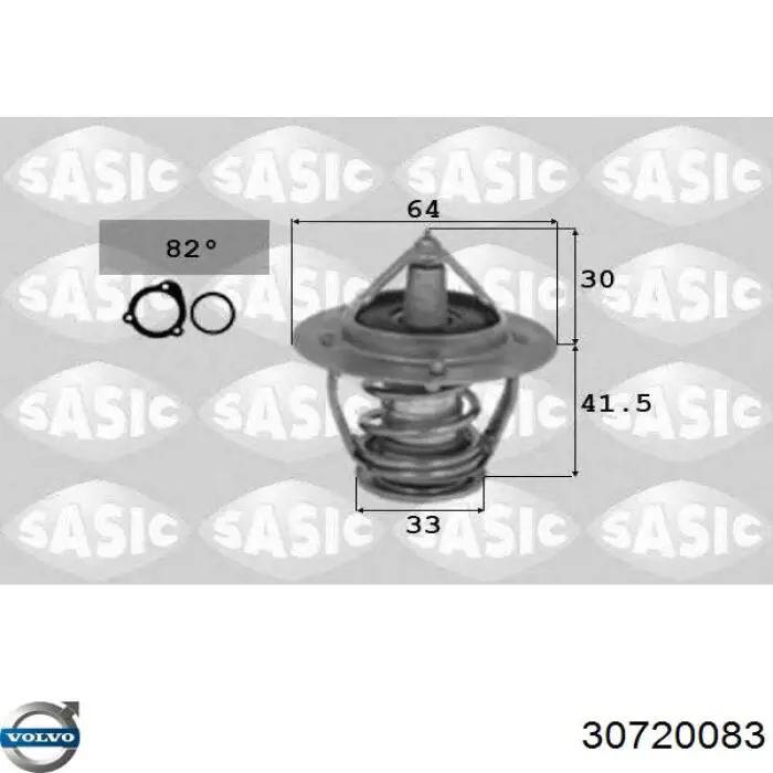 Купить 30720083 Volvo Автомобильный термостат