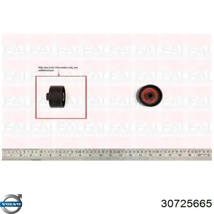 Обводной ролик ремня ГРМ Volvo 30725665 цена, от 14.84 USD
