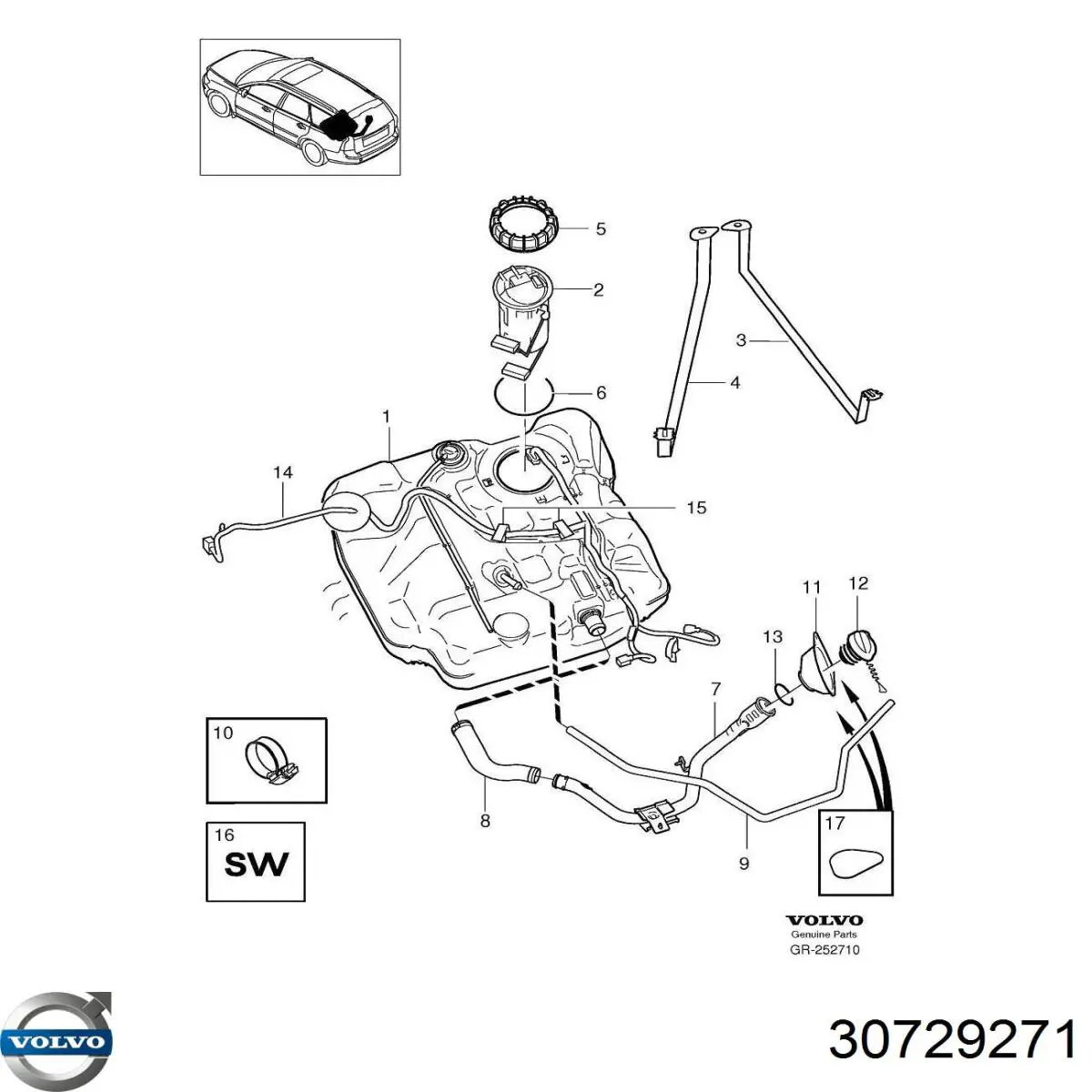 Купить 30729271 Volvo 