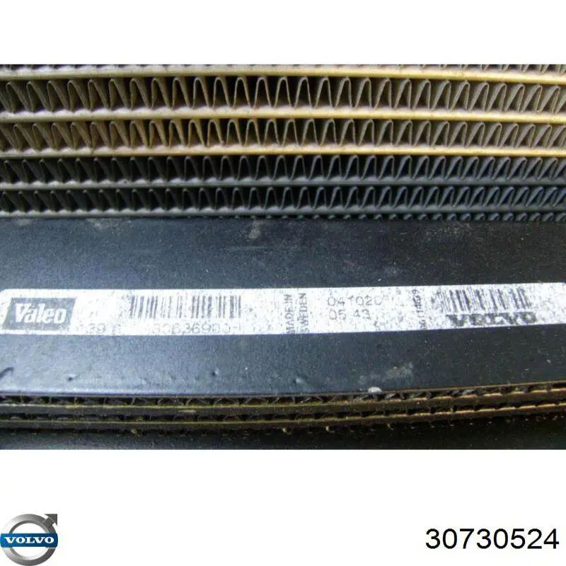Система охлаждения наддувочного воздуха Volvo 30730524 цена, от 88.87 USD