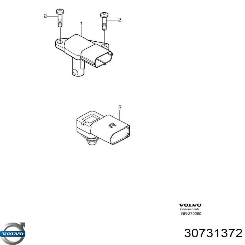  Volvo 30731372 цена, от 177.11 USD