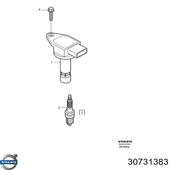 Свеча Volvo 30731383