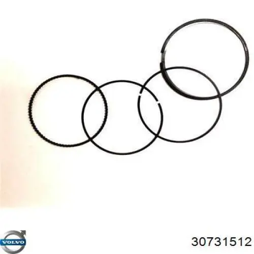 03852N0 Knecht-Mahle кольца поршневые на 1 цилиндр, std.