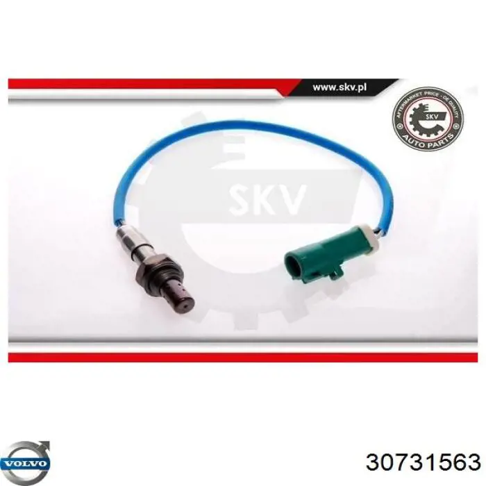 Лямбда зонд после катализатора Volvo 30731563