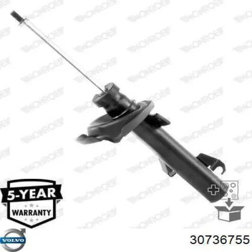 Амортизатор передней подвески левой Volvo 30736755 цена, от 44.80 USD