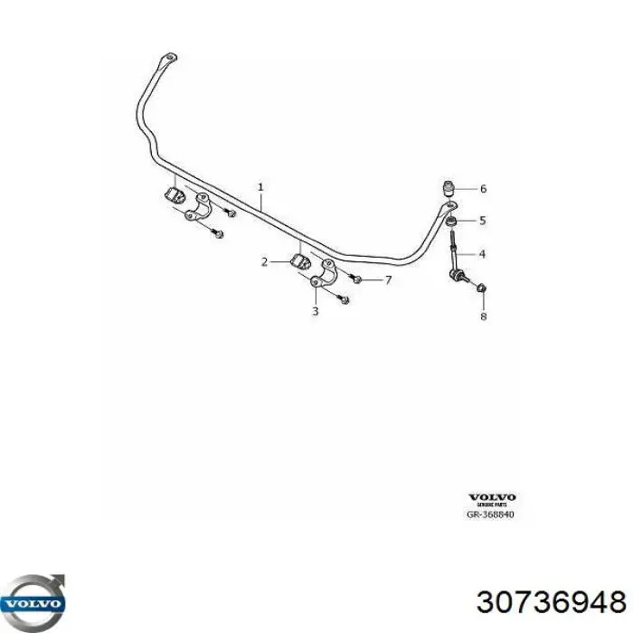  Volvo 30736948 цена, от 18.57 USD