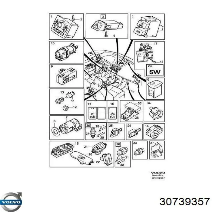 Volvo 30739357