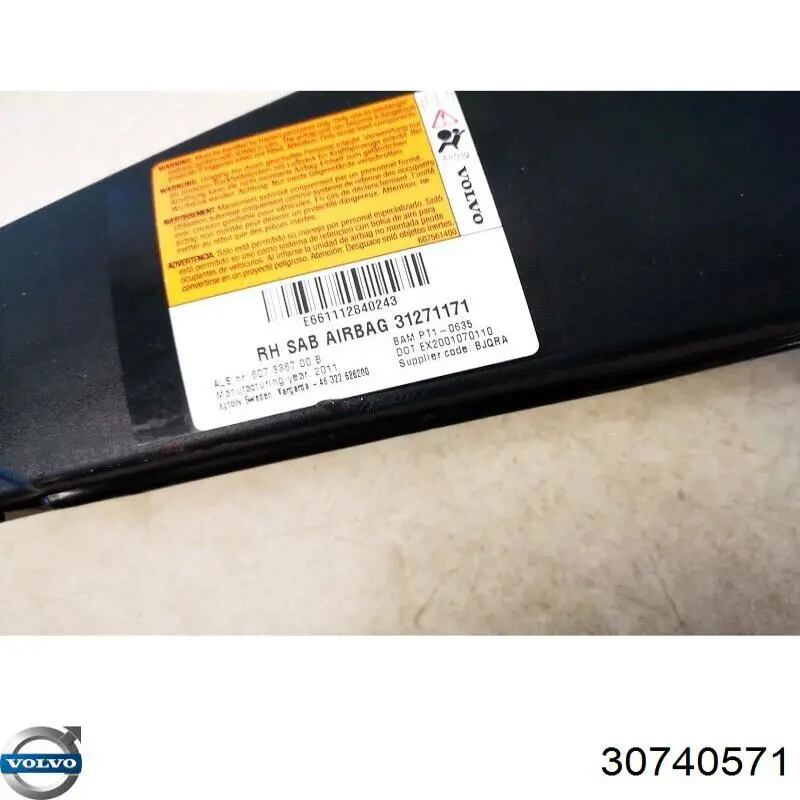 Подушка Айрбег спинки сидения левого Volvo 30642776 цена, от 28.51 USD