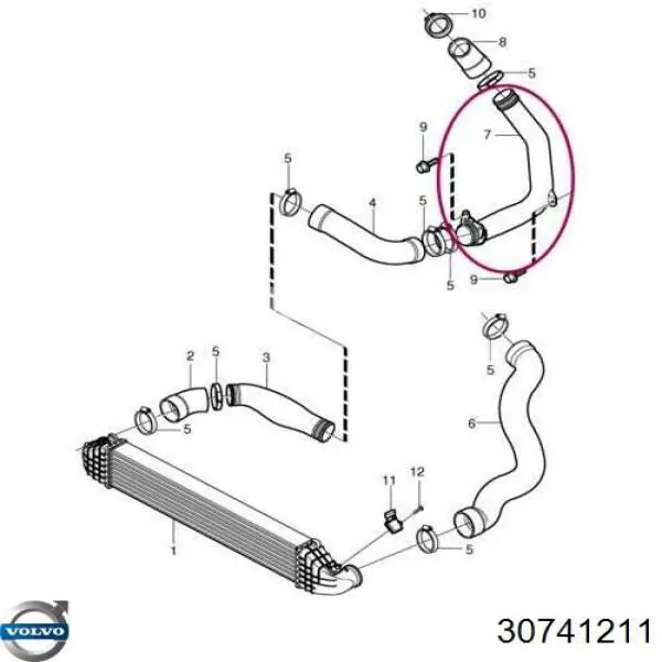  Volvo 30741211 цена, от 220.74 USD