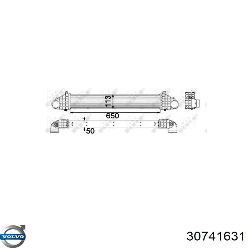Система охлаждения наддувочного воздуха Volvo 30741631 цена, от 125.89 USD
