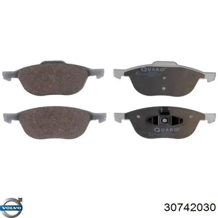 Купить 30742030 Volvo Колодки тормозные